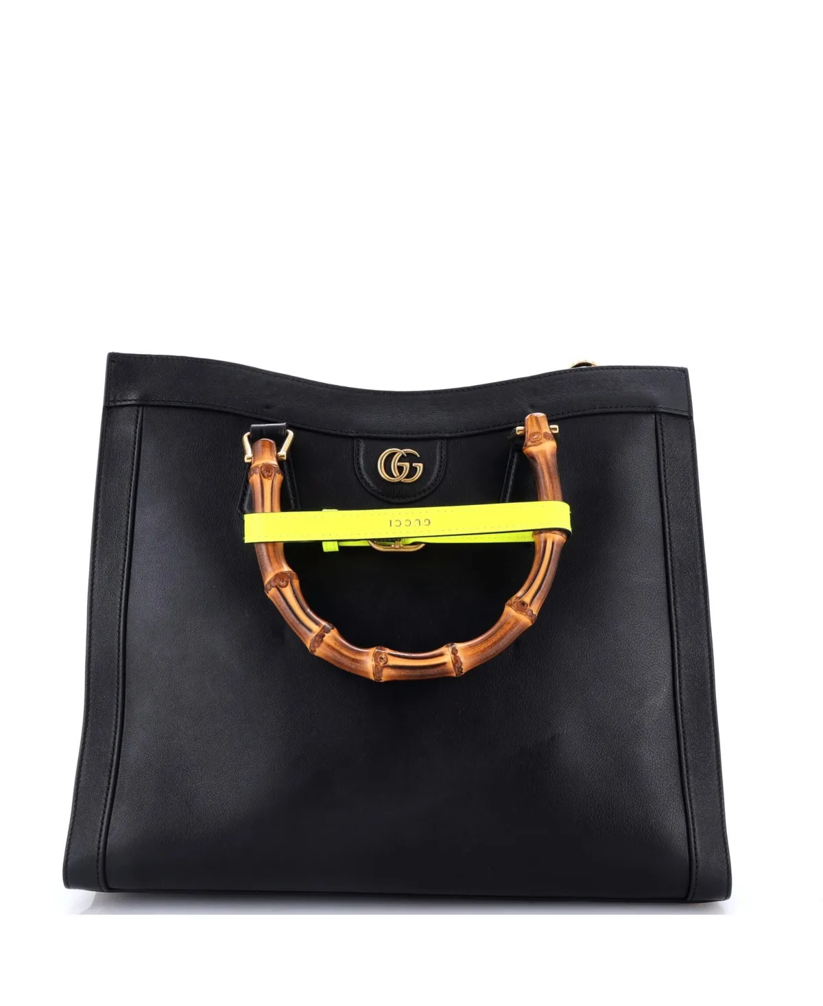 Pre-Owned Medium Diana Nm Bamboo Handle Tote Leather by Gucci
