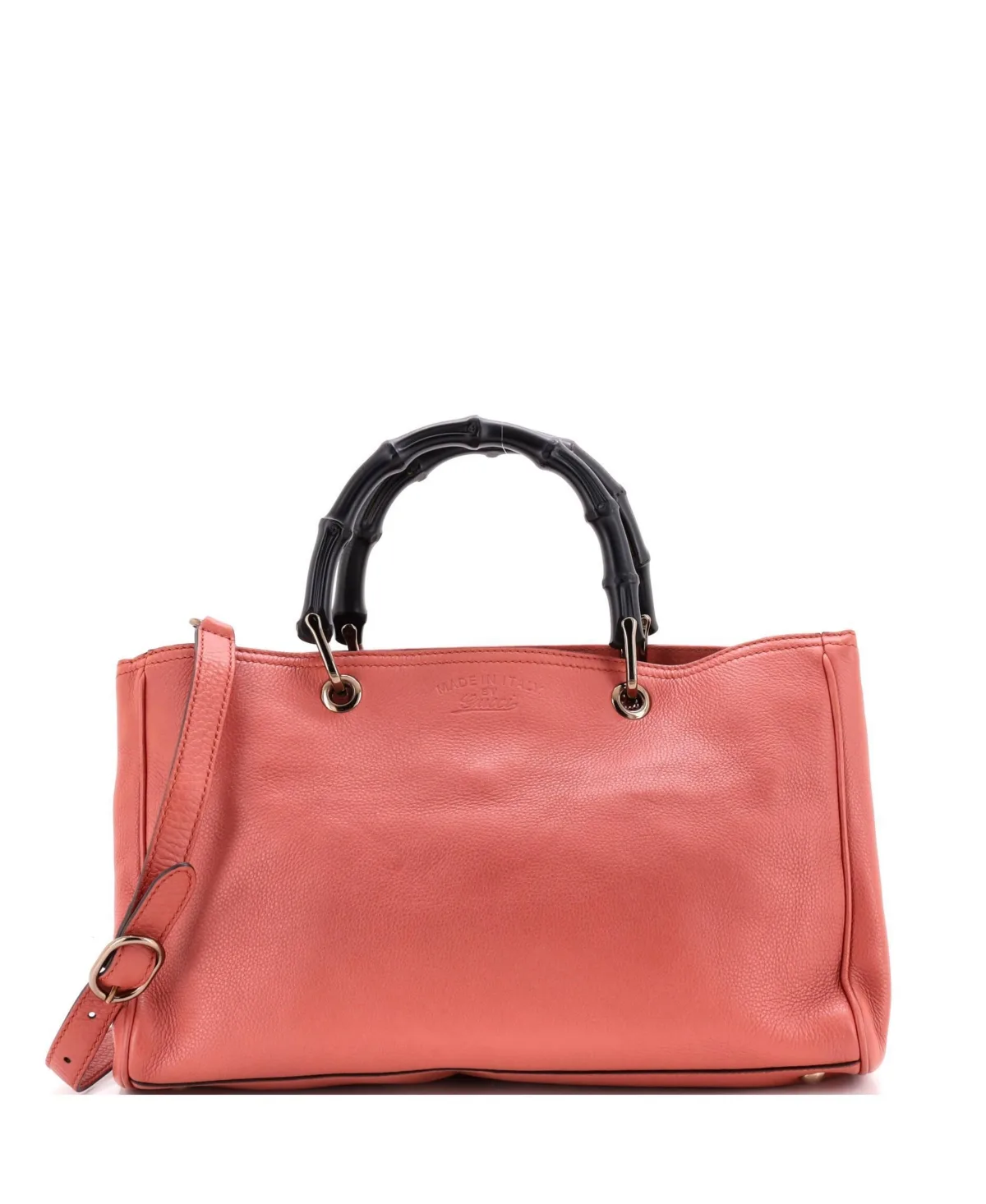 Pre-Owned Medium Bamboo Shopper Tote Leather by Gucci