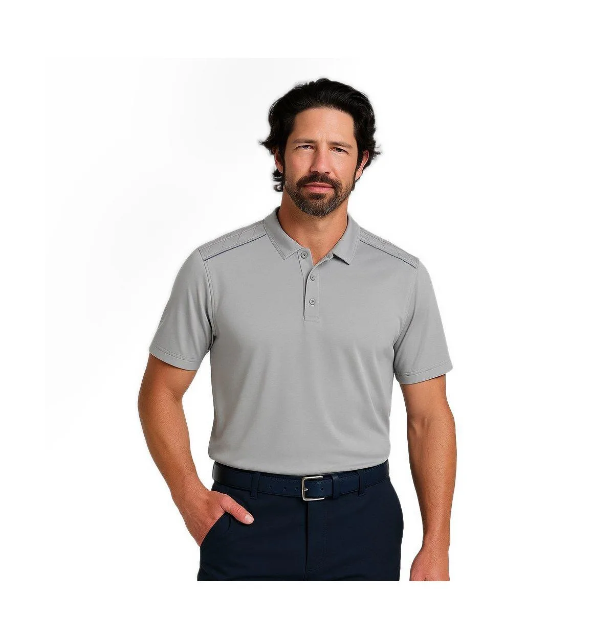 Golf Apparel Sky Weave Polo Shirt