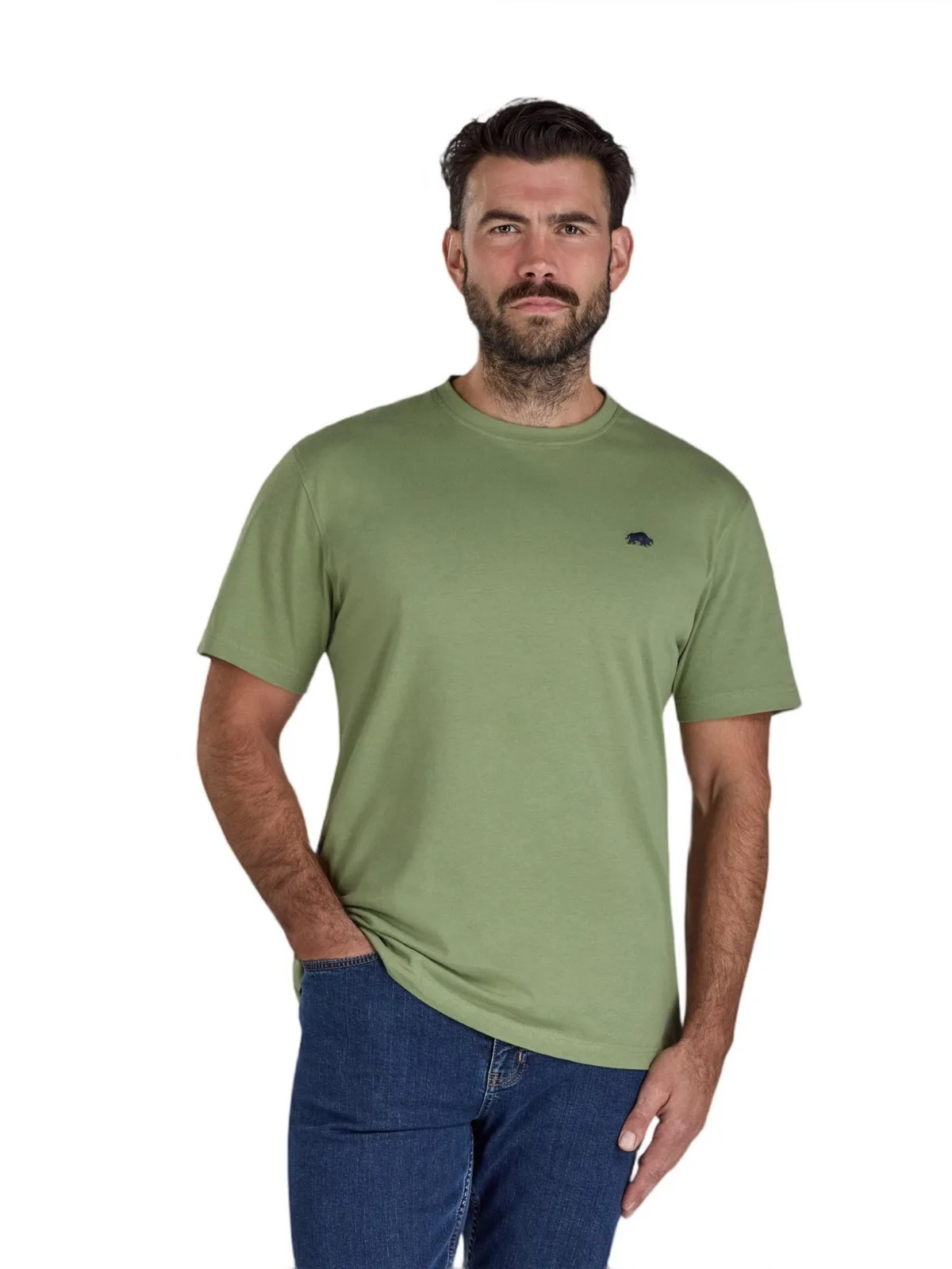 Cotton Blend T-Shirt by Raging Bull