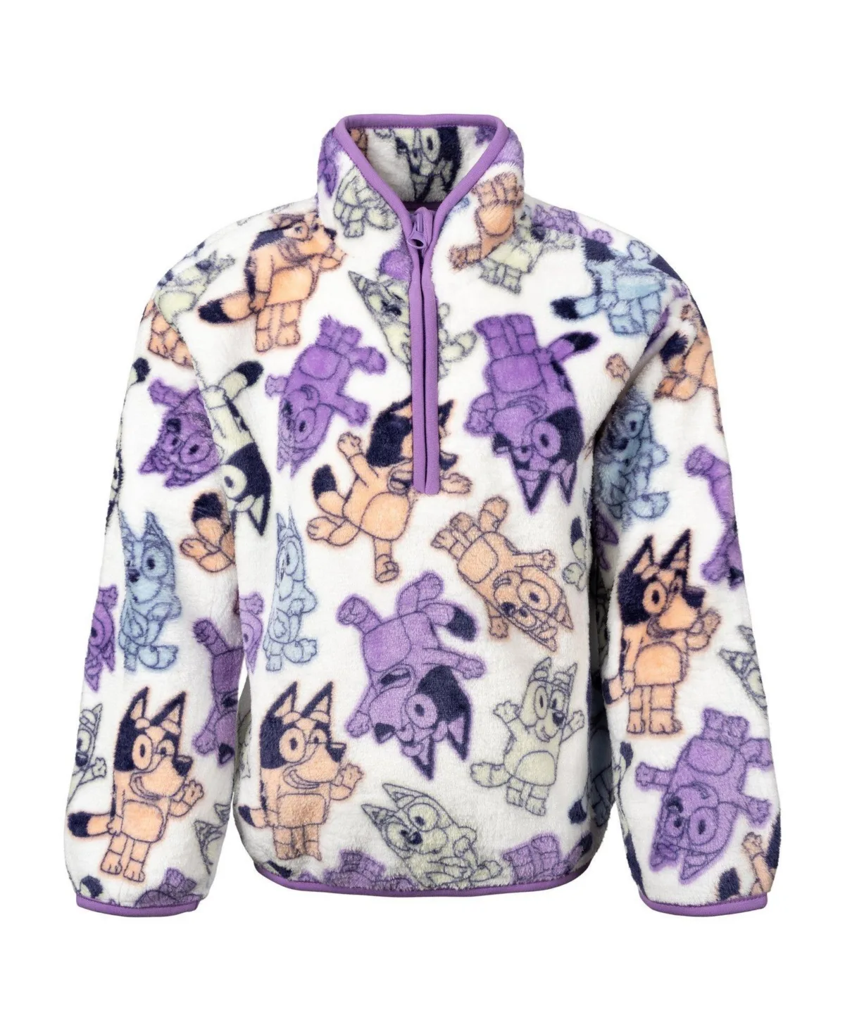 Fleece Half-Zip Sweatshirt by Bluey