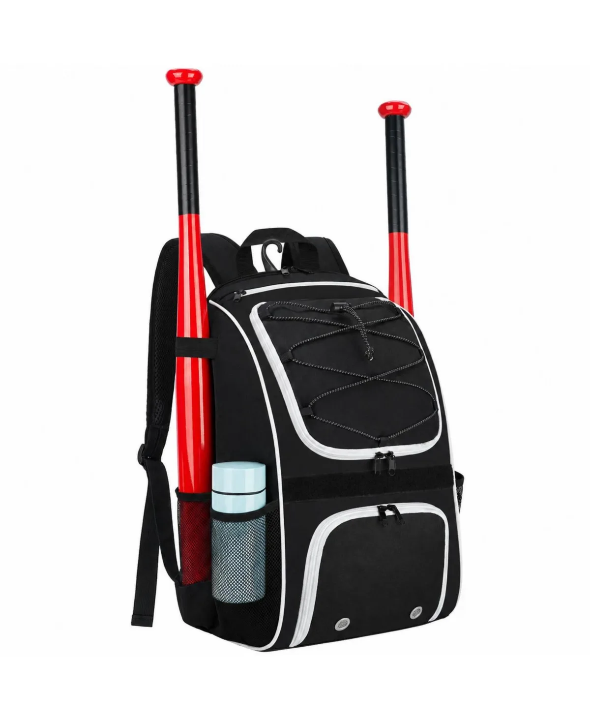 Baseball Softball Tball Equipment Backpack with Insulated Pocket Large Capacity Bat Glove Holder by Peneyon