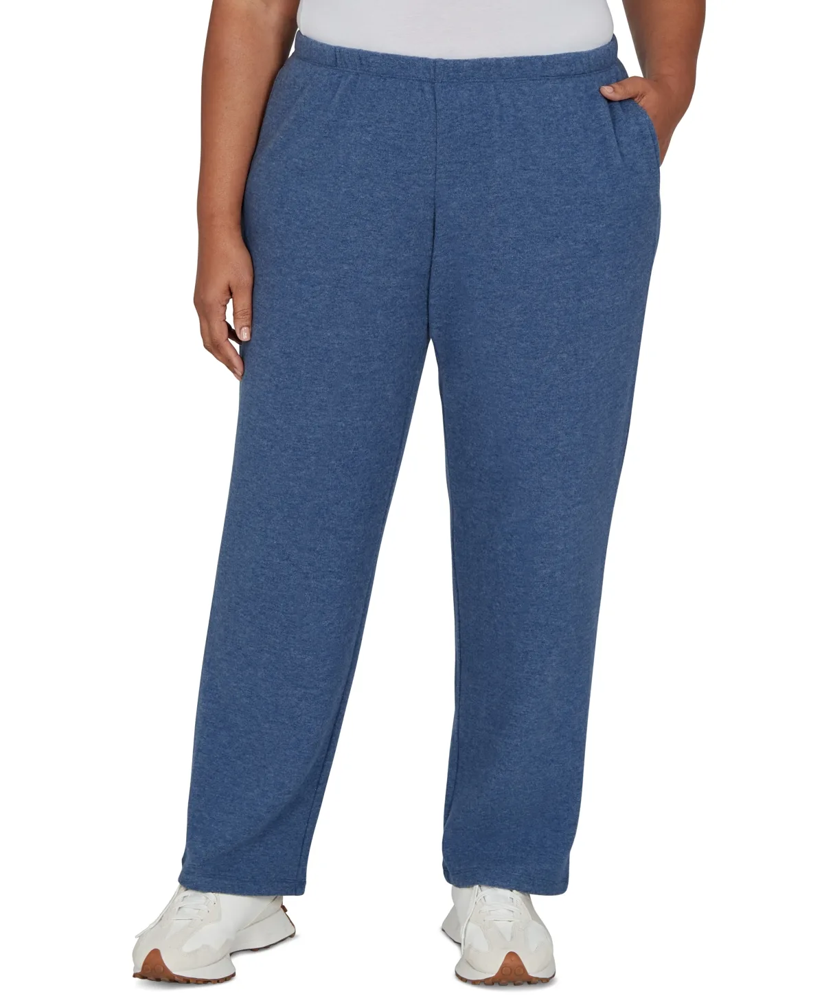 Pull-On Straight-Leg Knit Pants by Ruby Rd