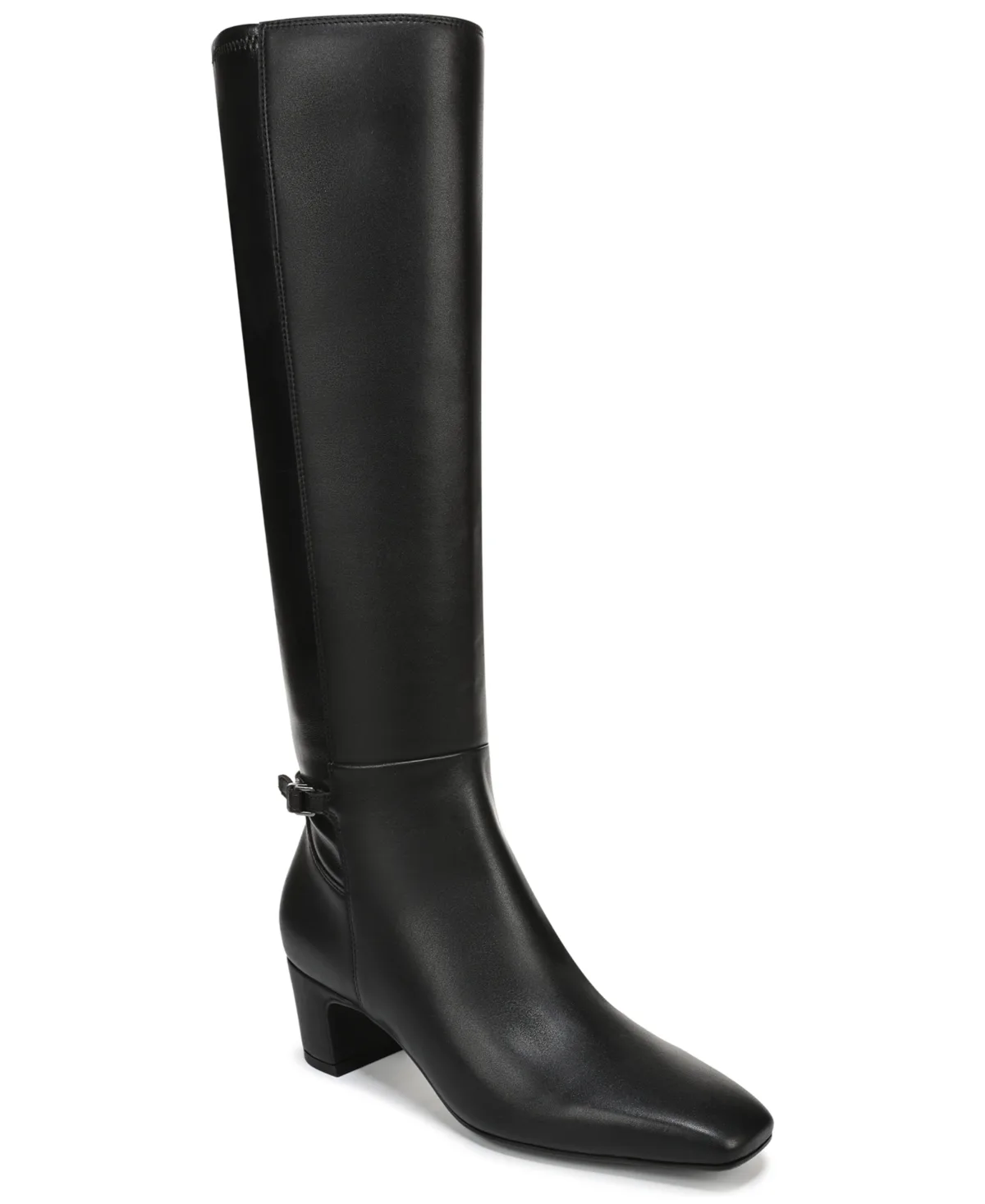 Suzzie Square Toe Knee-High Zipper Boots by Franco Sarto