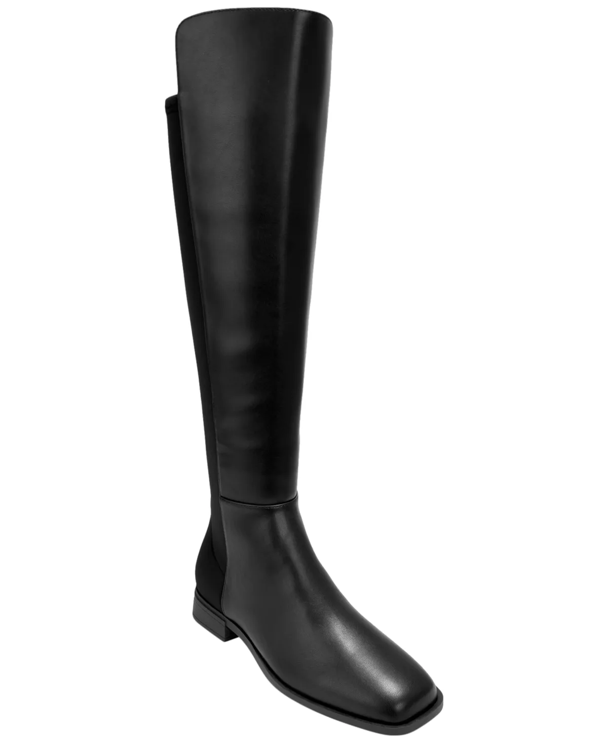 Wenell Knee-High Square-Toe Comfort Boots