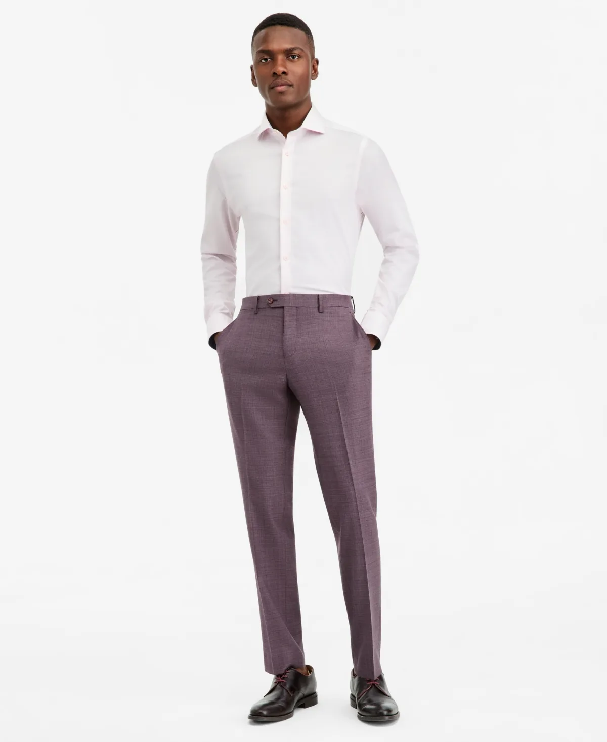 Ted by Ted Baker Modern-Fit Solid Suit Separate Pants by Ted Baker