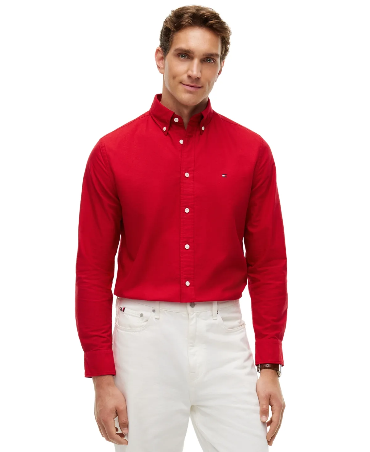 Regular-Fit Heritage Oxford Shirt by Tommy Hilfiger