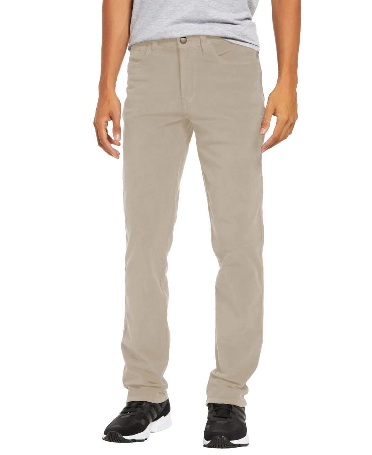 Straight-Leg Stretch Corduroy Pants by Vintage 1946