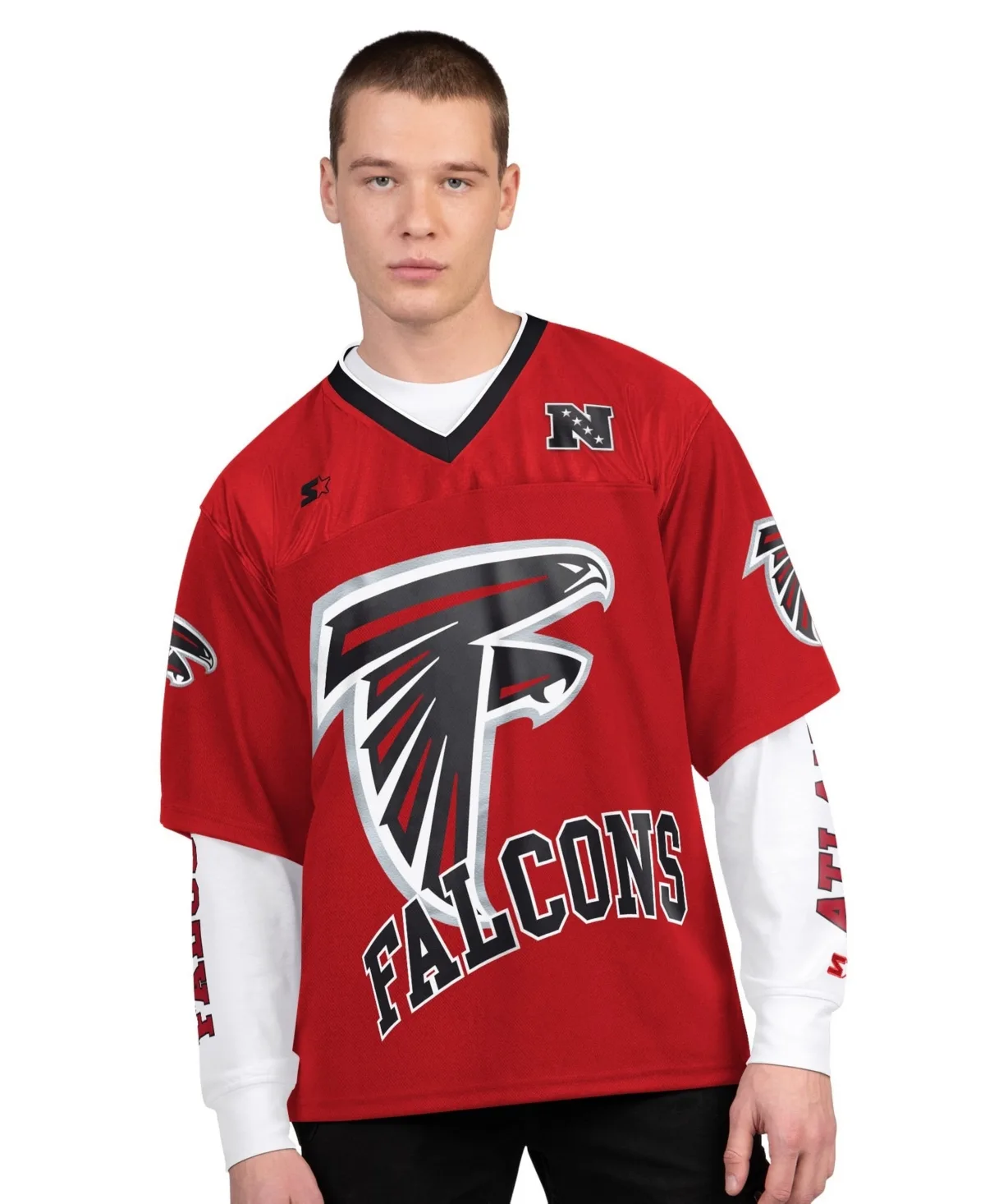 Atlanta Falcons Short Sleeve Long Sleeve T-Shirt Combo Pack by Starter