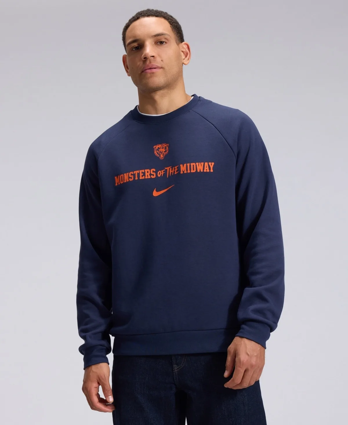 Chicago Bears 2026 Rivalries Collection Dri-Fit Crew Sweatshirt by Nike