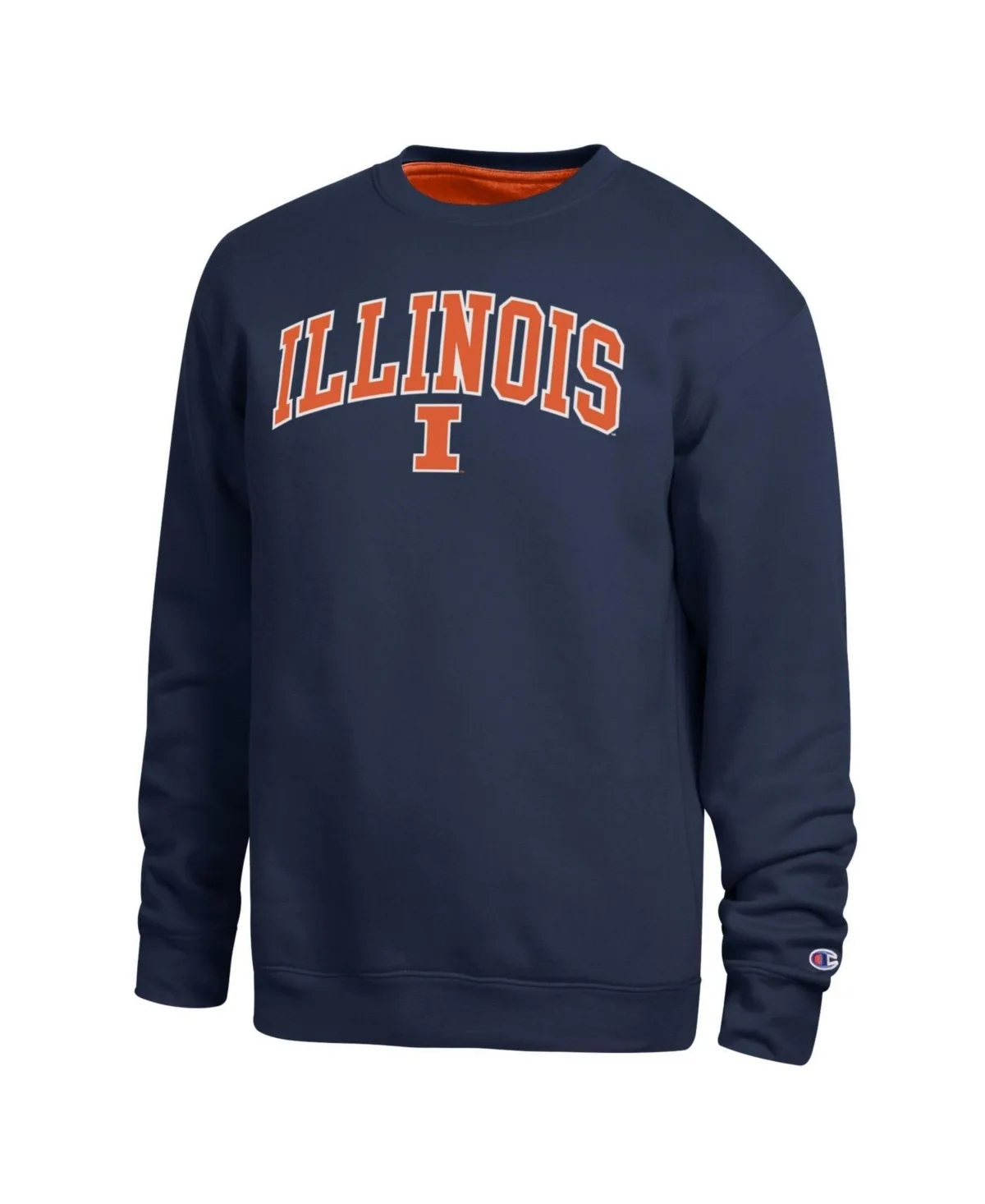 Illinois Fighting Illini Arch Crewneck Pullover Sweatshirt by Champion