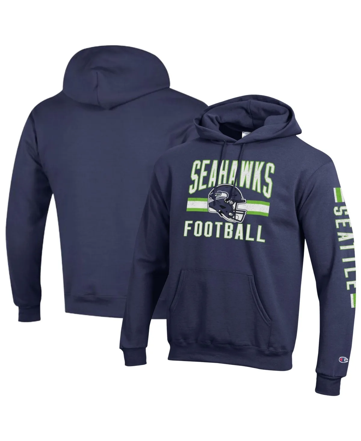 Seattle Seahawks Graphic Powerblend Hoodie by Champion