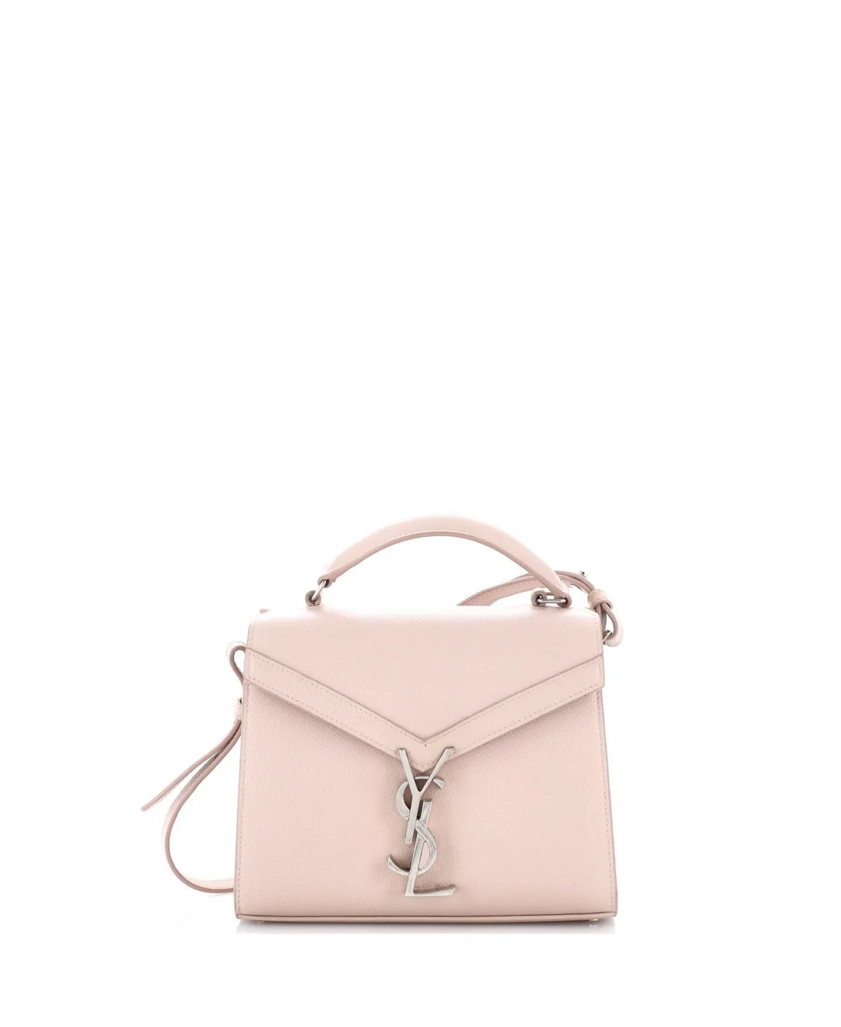 Pre-Owned Mini Cassandra Top Handle Bag Leather by Saint Laurent