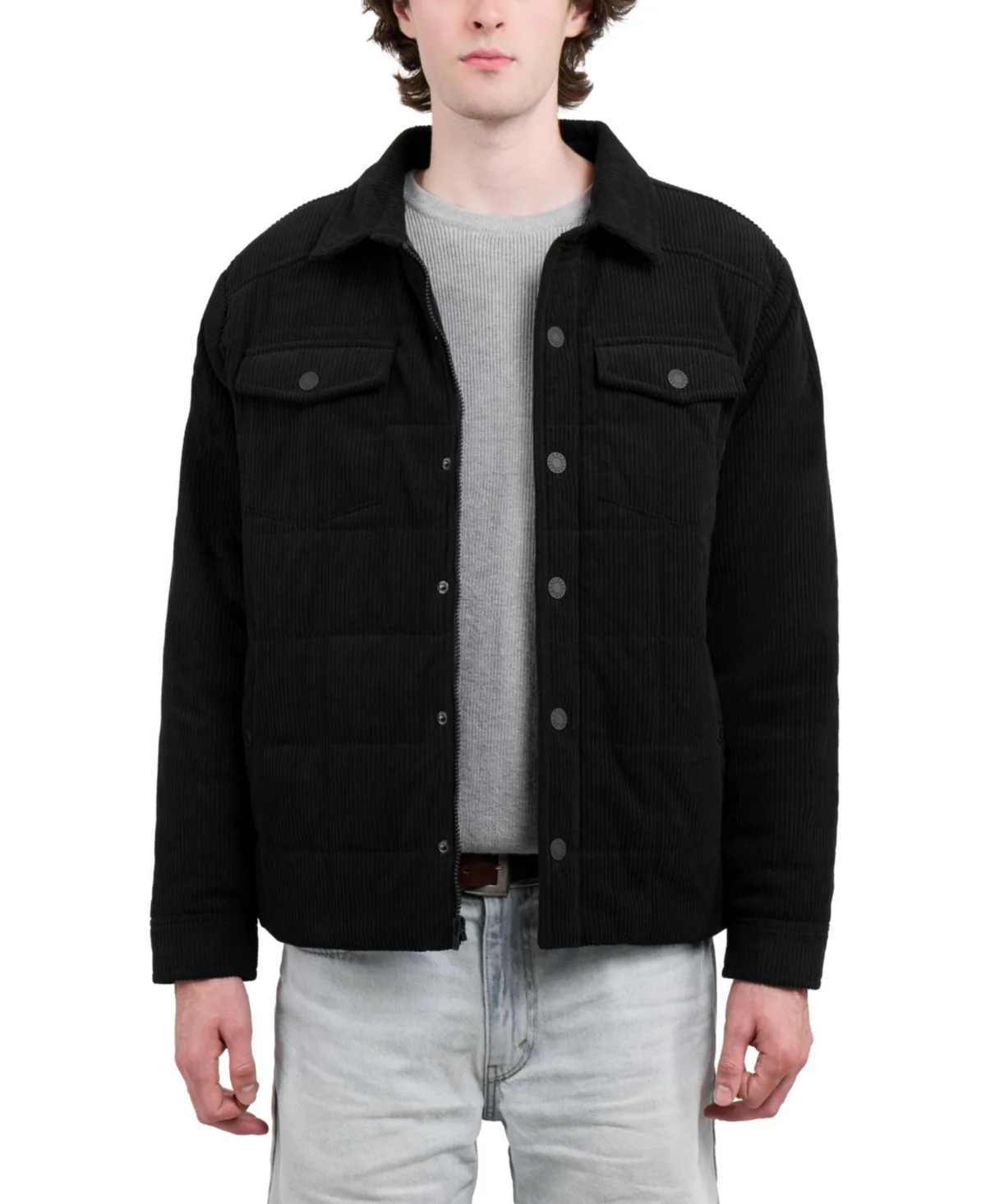 Regular Fit Quilted Corduroy Jacket by Xray