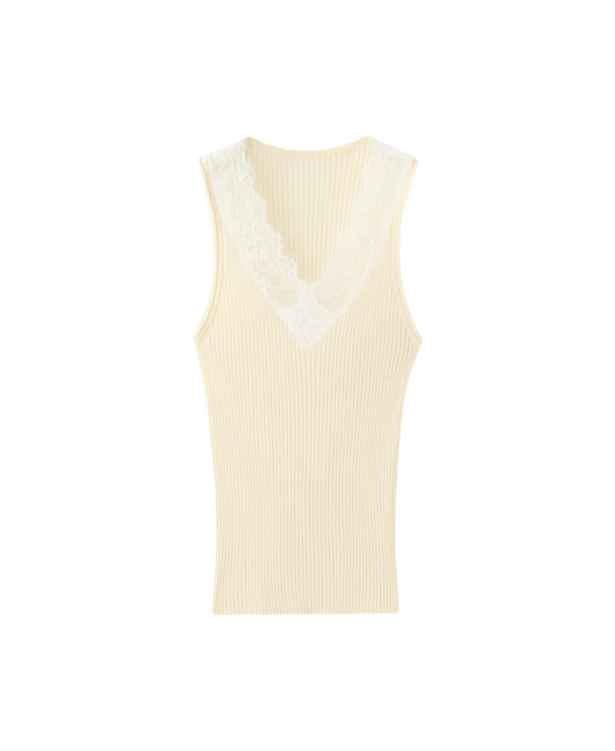 Lace Lyocell Top by Mango