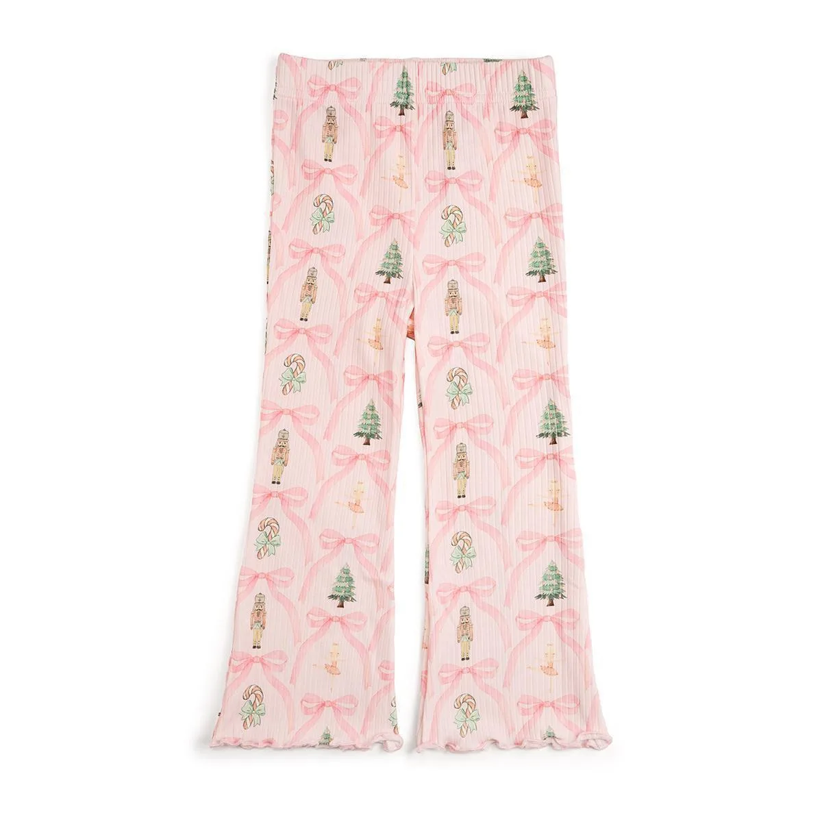 Nutcracker Trellis Christmas Flare Legging by Sweet Wink