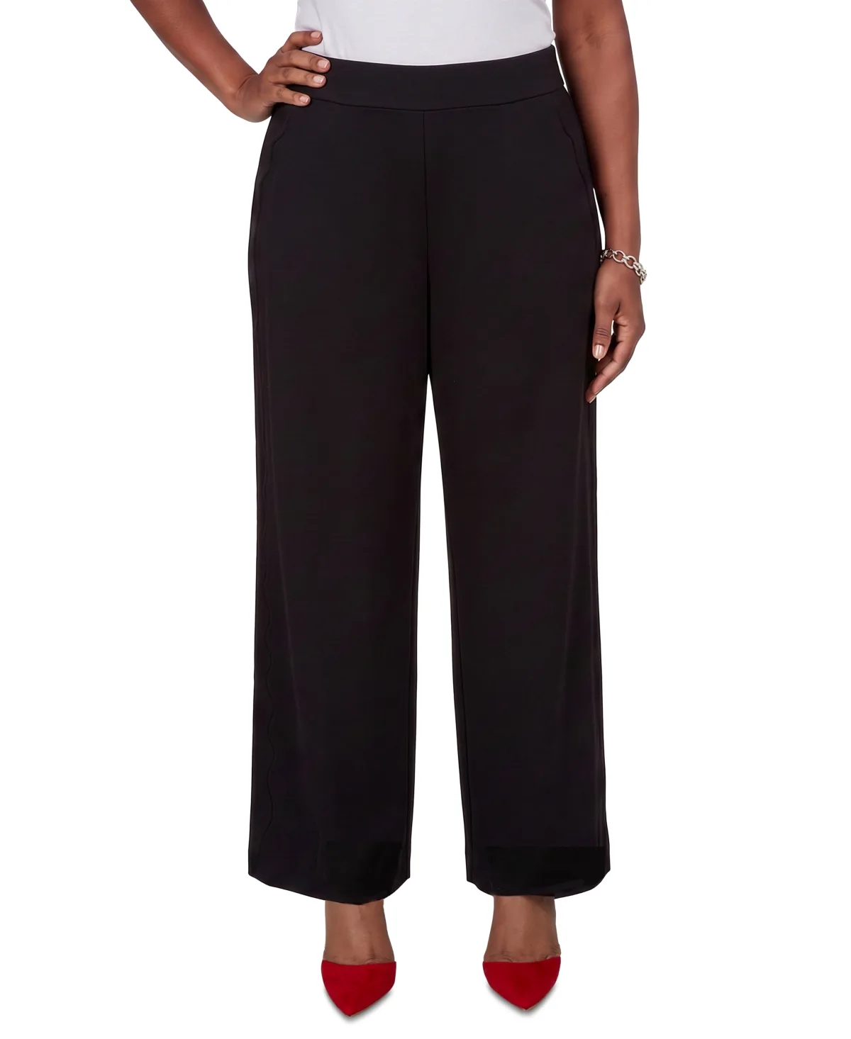 Wide-Leg Pull-On Pants by Ruby Rd