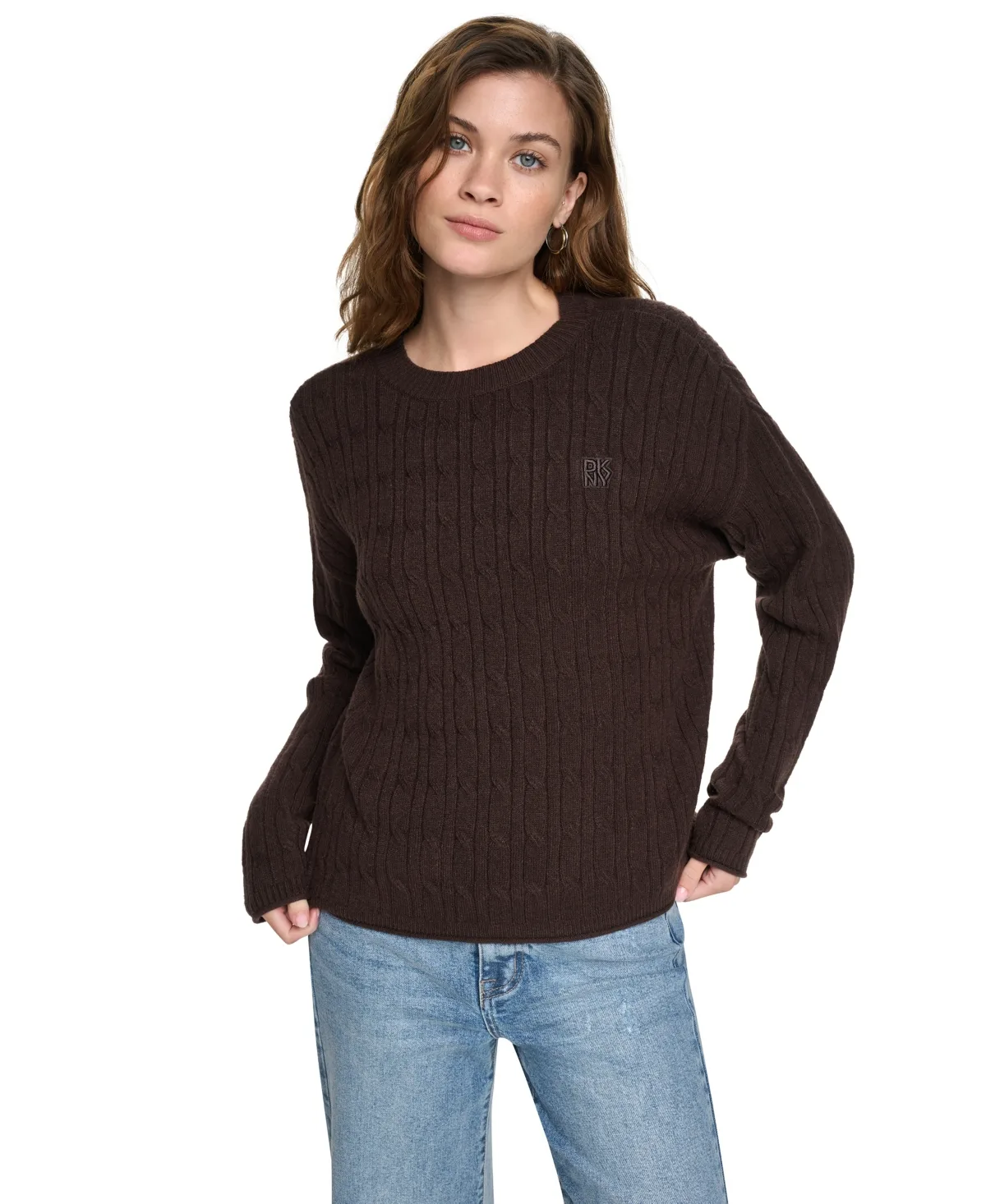 Jeans Crewneck Sweater by DKNY