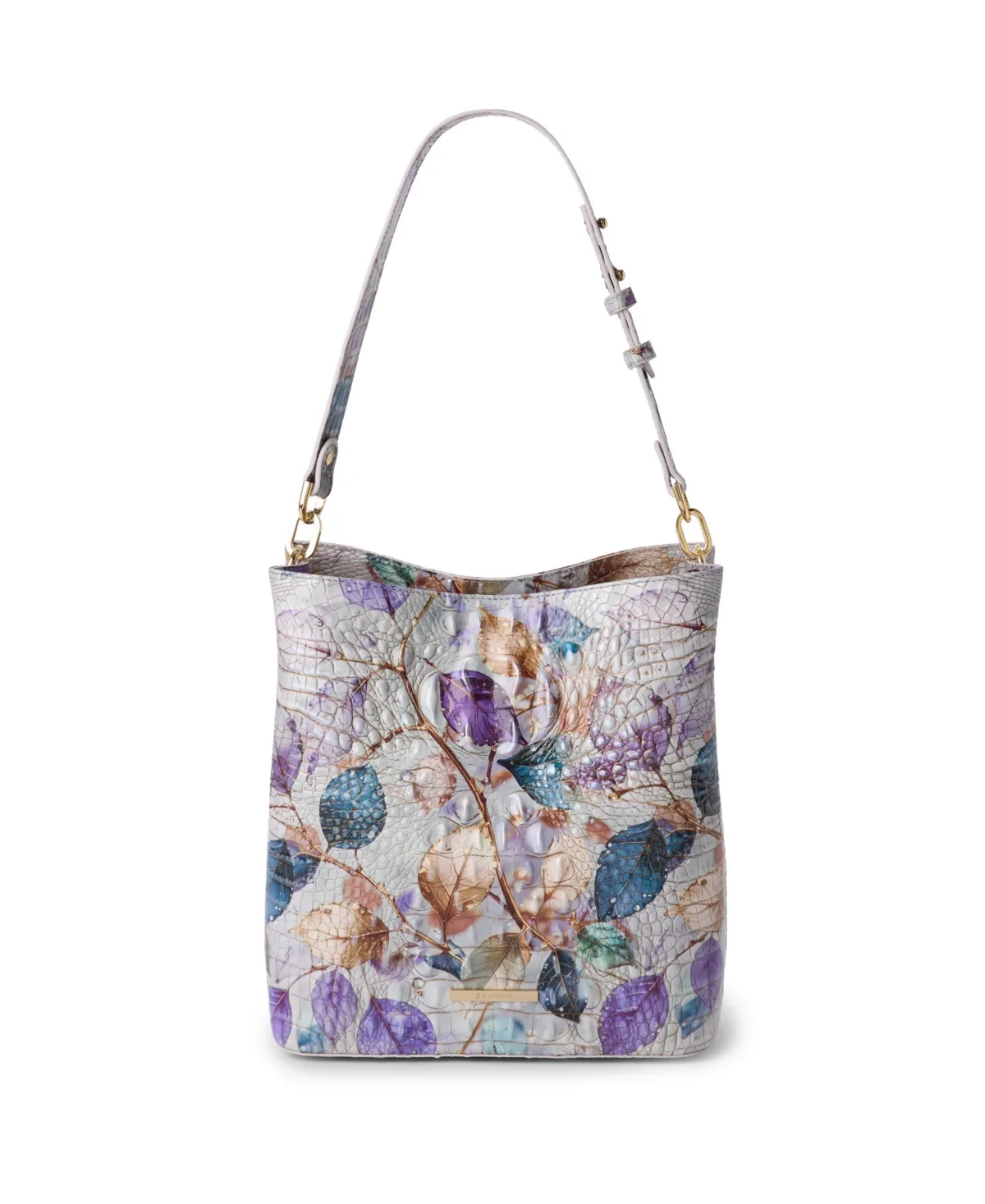 Celina Melbourne Small Leather Bucket by Brahmin