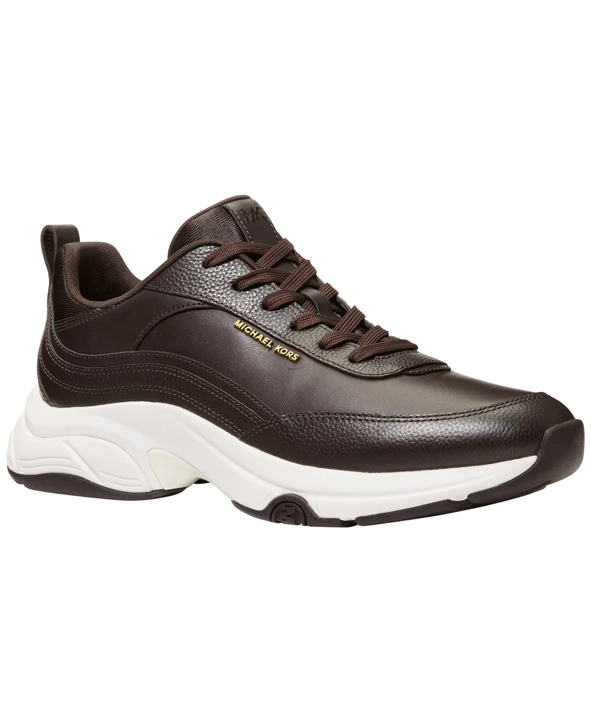 Hartley Lace-Up Leather Low Top Sneakers by MICHAEL Michael Kors
