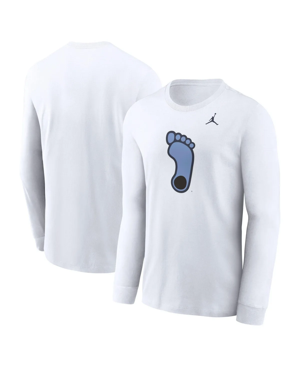 North Carolina Tar Heels Alternate Logo Long Sleeve Crewneck T-Shirt by Jordan