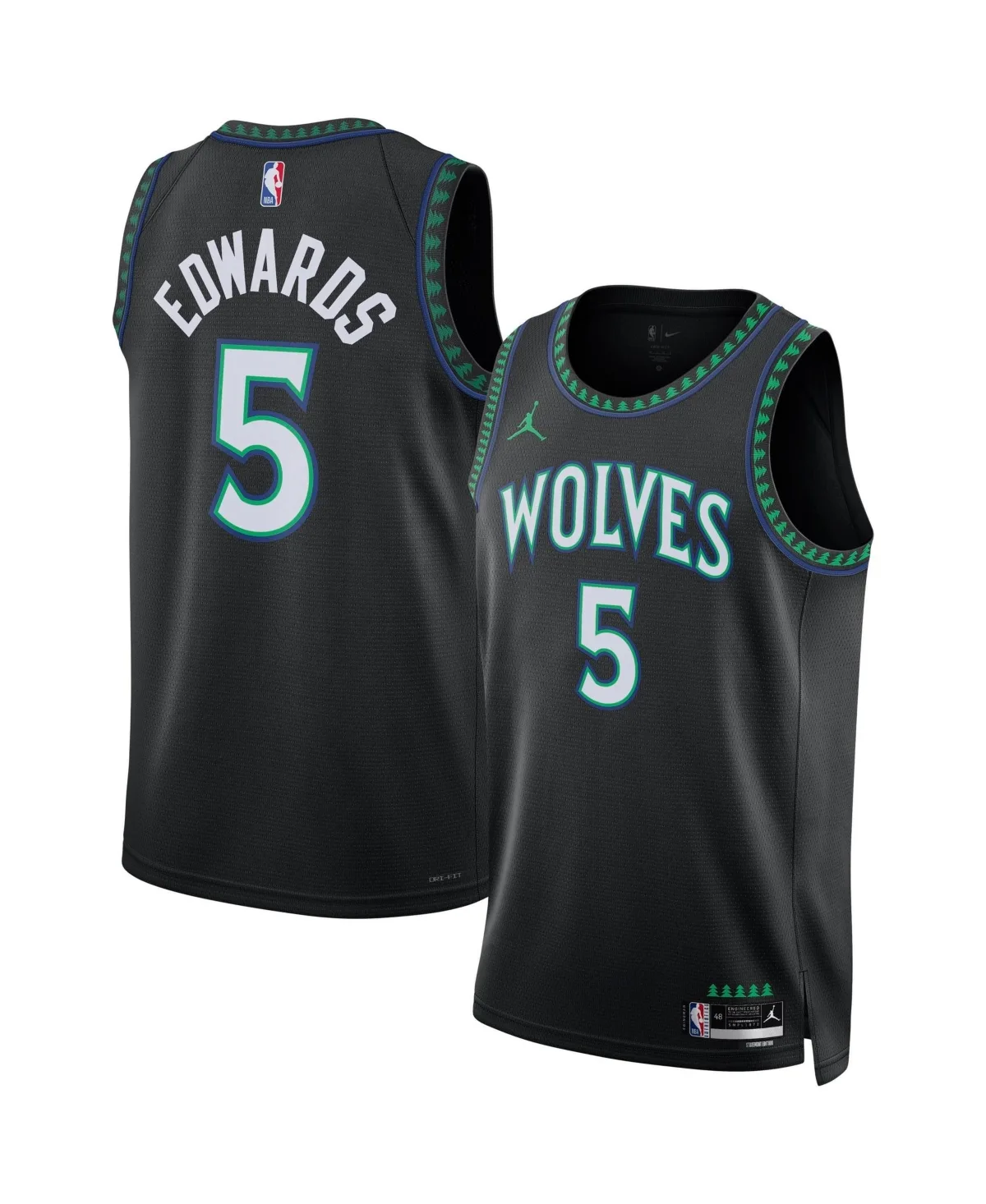 Anthony Edwards Minnesota Timberwolves Swingman Jersey by Jordan