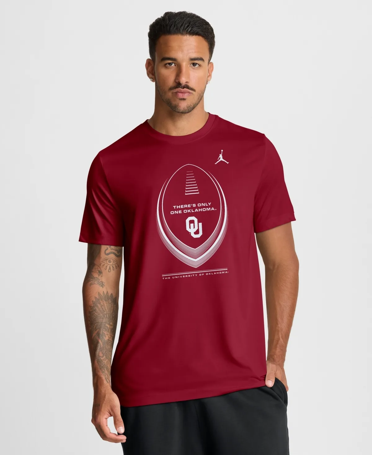 Oklahoma Sooners Primetime Legend Football Icon Dri-Fit T-Shirt by Jordan