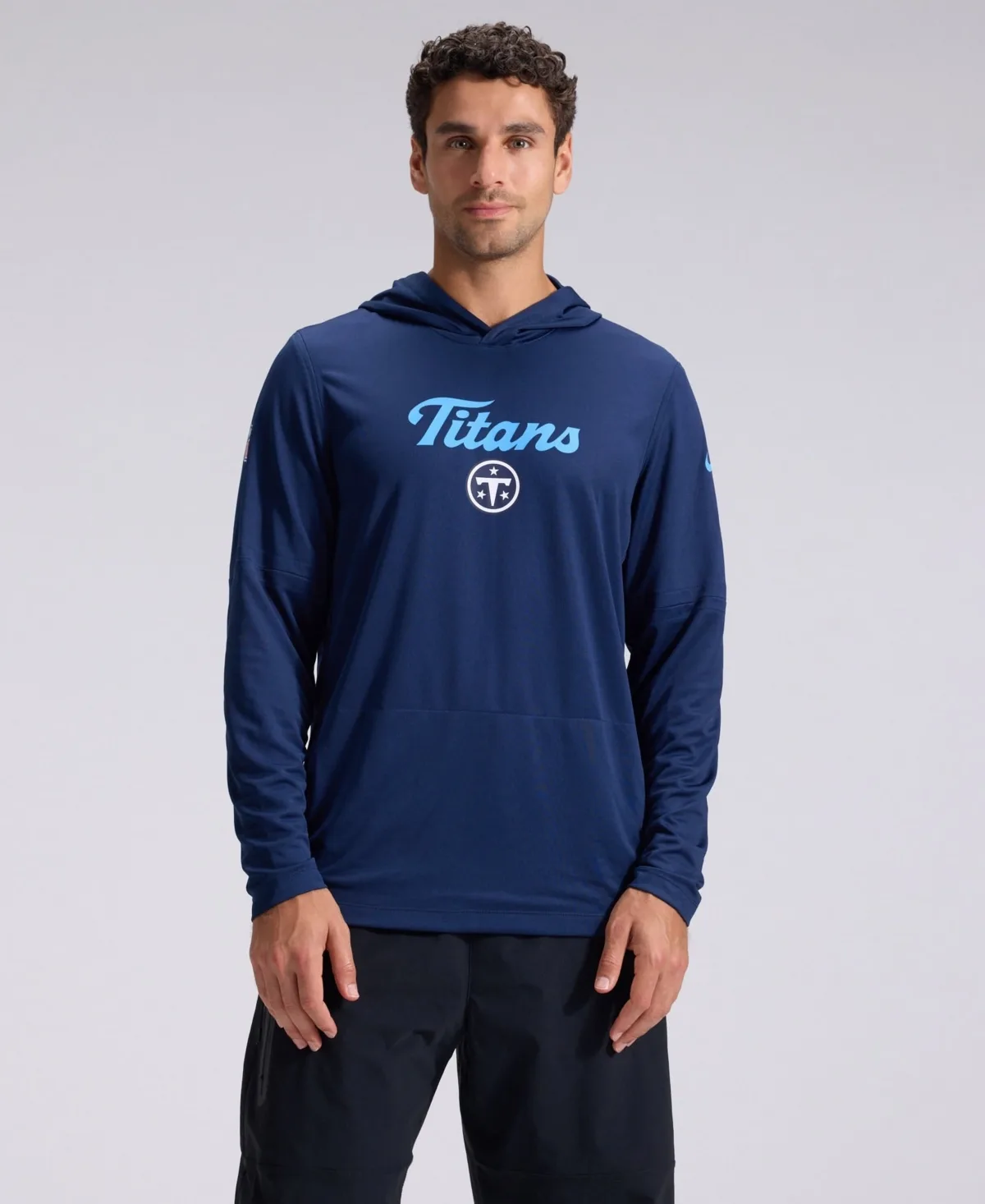 Tennessee Titans 2026 Rivalries Collection Sideline Lightweight Hooded Long Sleeve Sweatshirt by Nike