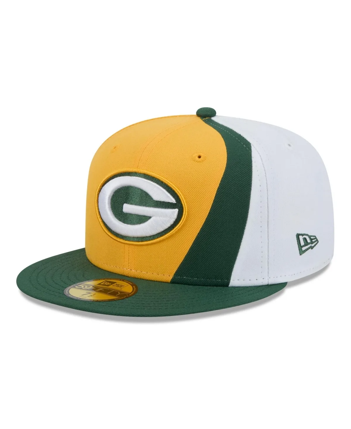 Bay Packers Shock 59FIFTY Flat Bill Fitted Hat by New Era