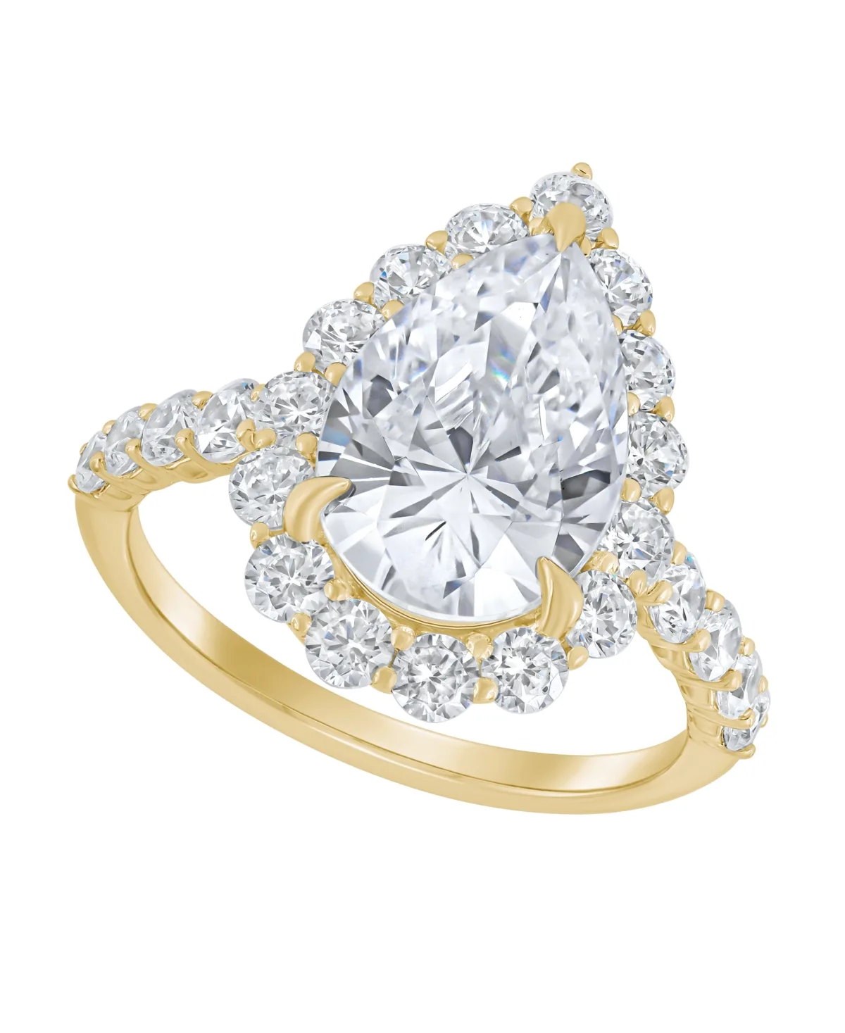 Igi Certified Lab-Grown Diamond Ring (4-1/2 ct. t.w.) in 14k White Gold