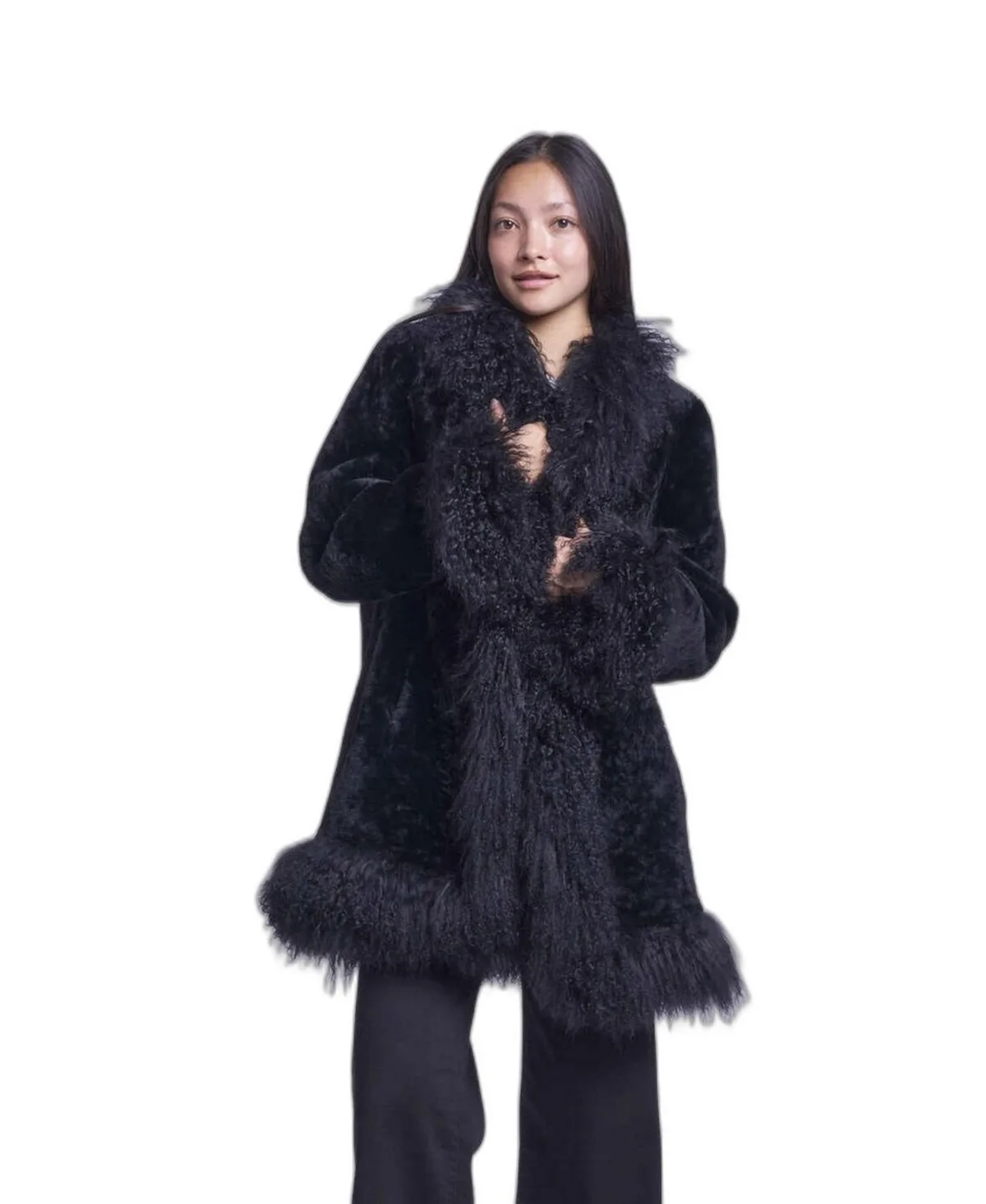 Tuxedo Reversible Shearling Jacket by Blue Duck