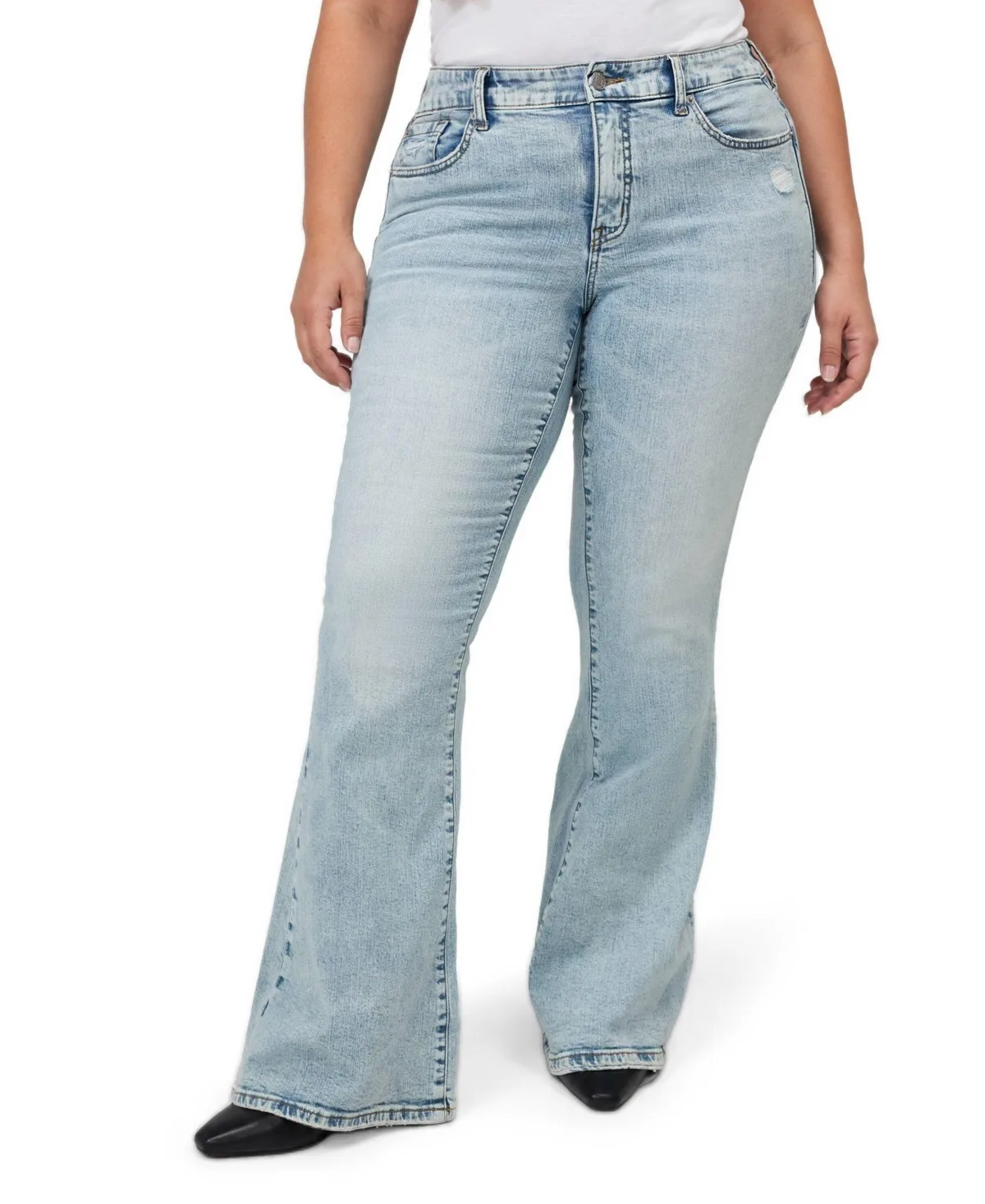 Perfect Super-Flare Mid-Rise Jeans by Torrid