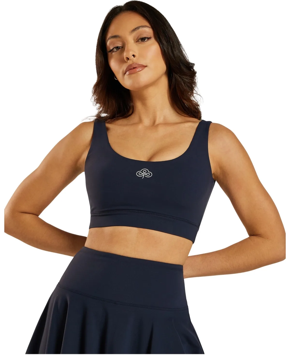 Be One Eighty High-Impact Padded Scoop Neck Sports Bra by Be Athletica