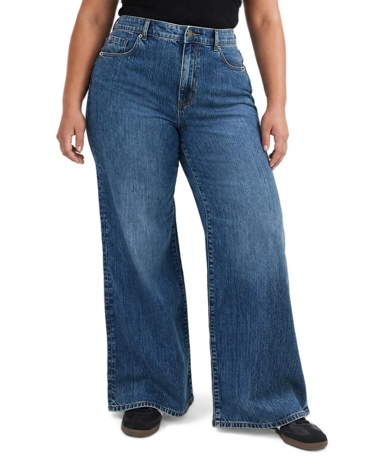 High-Rise Baggy Wide-Leg Jean