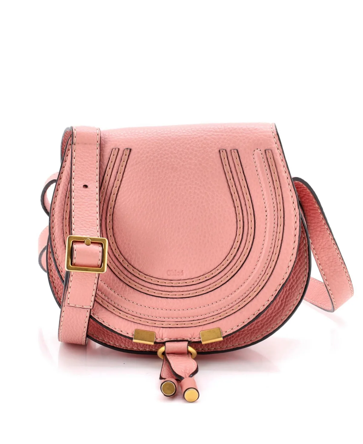 Pre-Owned Chloe Small Marcie Crossbody Bag Leather