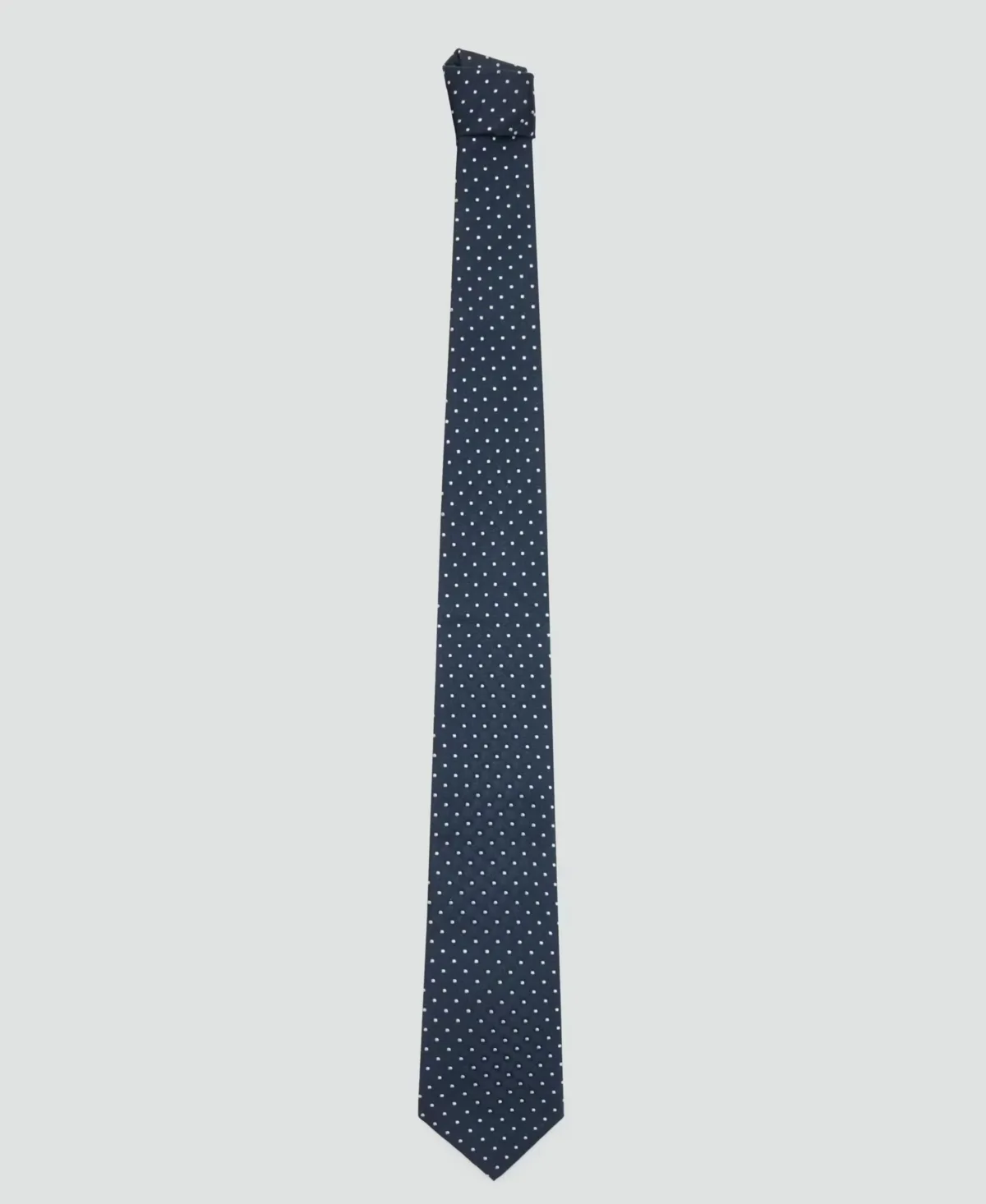 Polka-Dot Silk-Blend Wide Tie by Mango