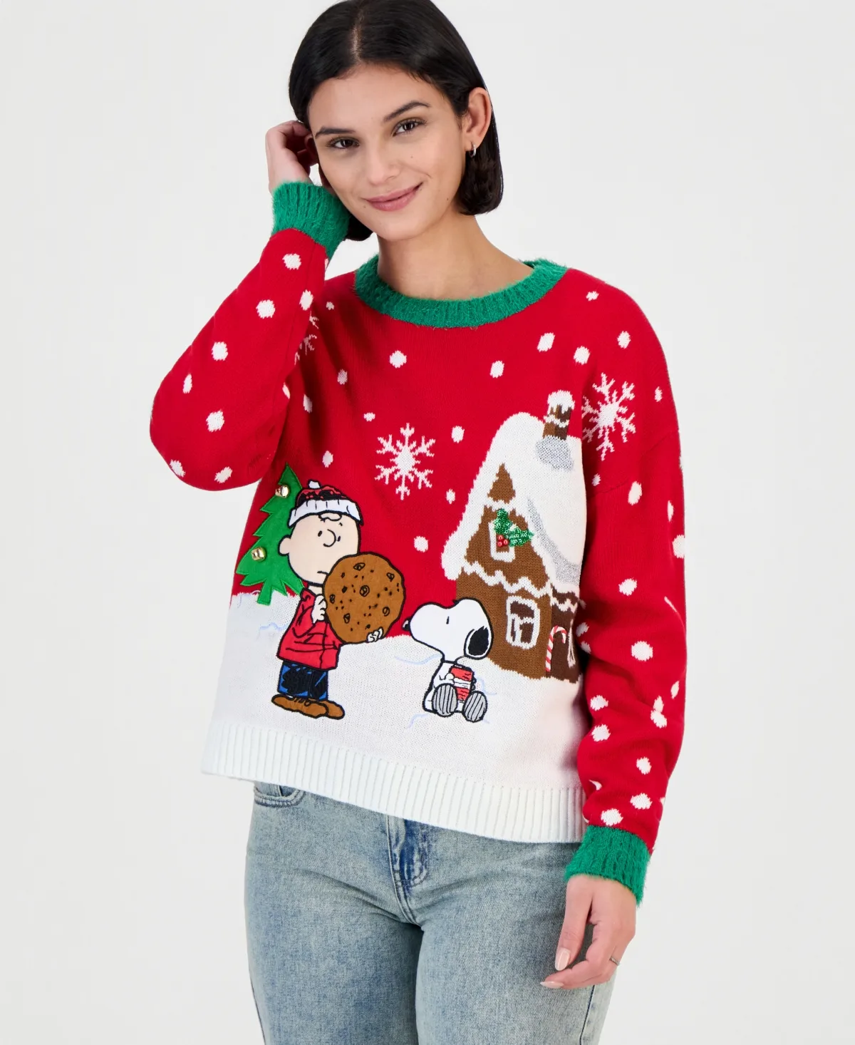 Peanuts Cookies Christmas Sweater by Hooked Up by Iot