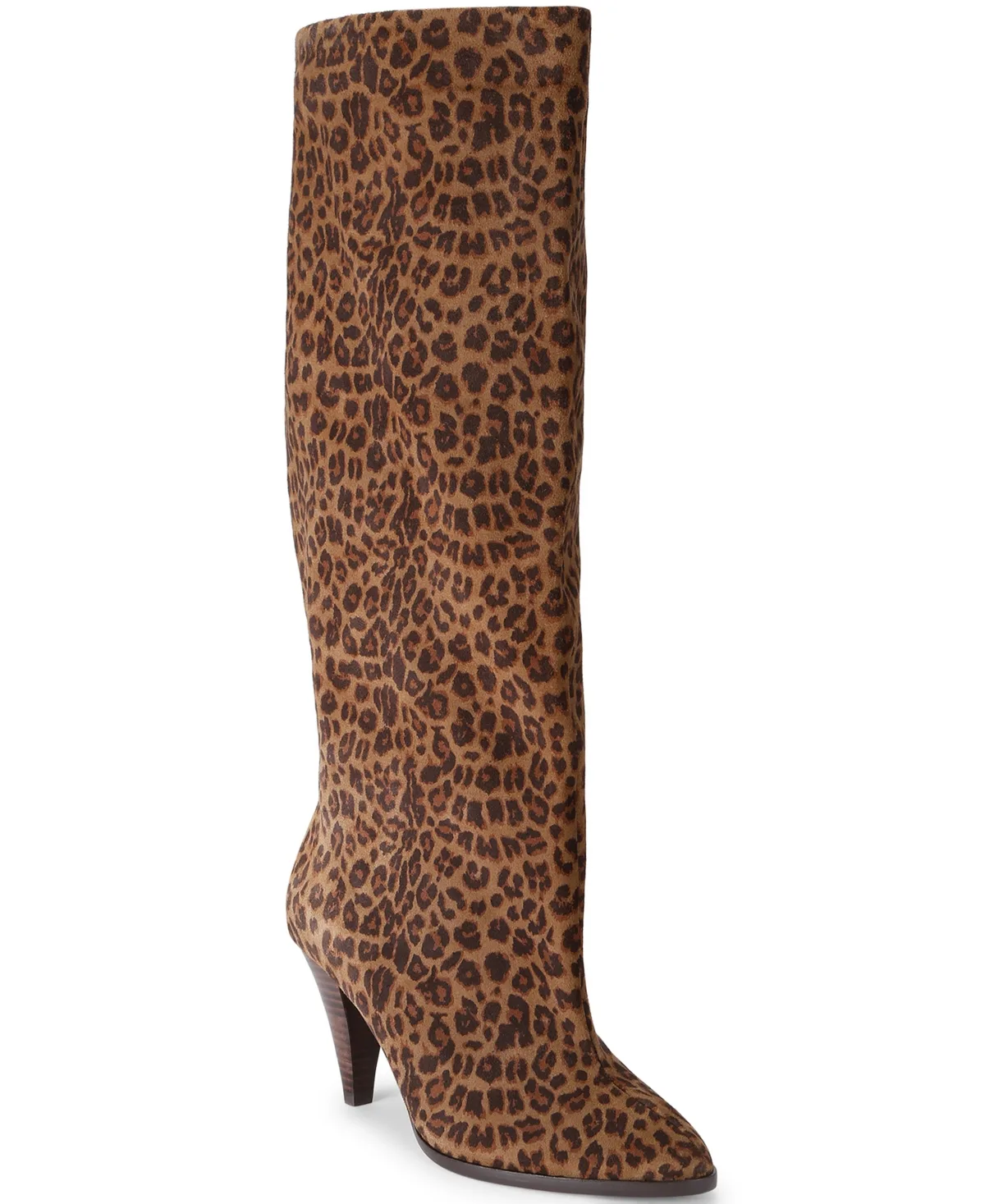 Lambeth Slouchy Pointed-Toe Suede Boots by Kurt Geiger