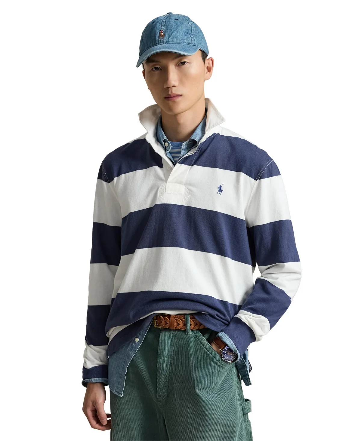 The Iconic Striped Classic-Fit Rugby Shirt