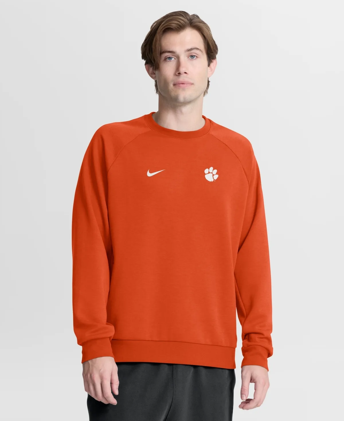Clemson Tigers Premium Performance Raglan Dri-Fit Sweatshirt by Nike