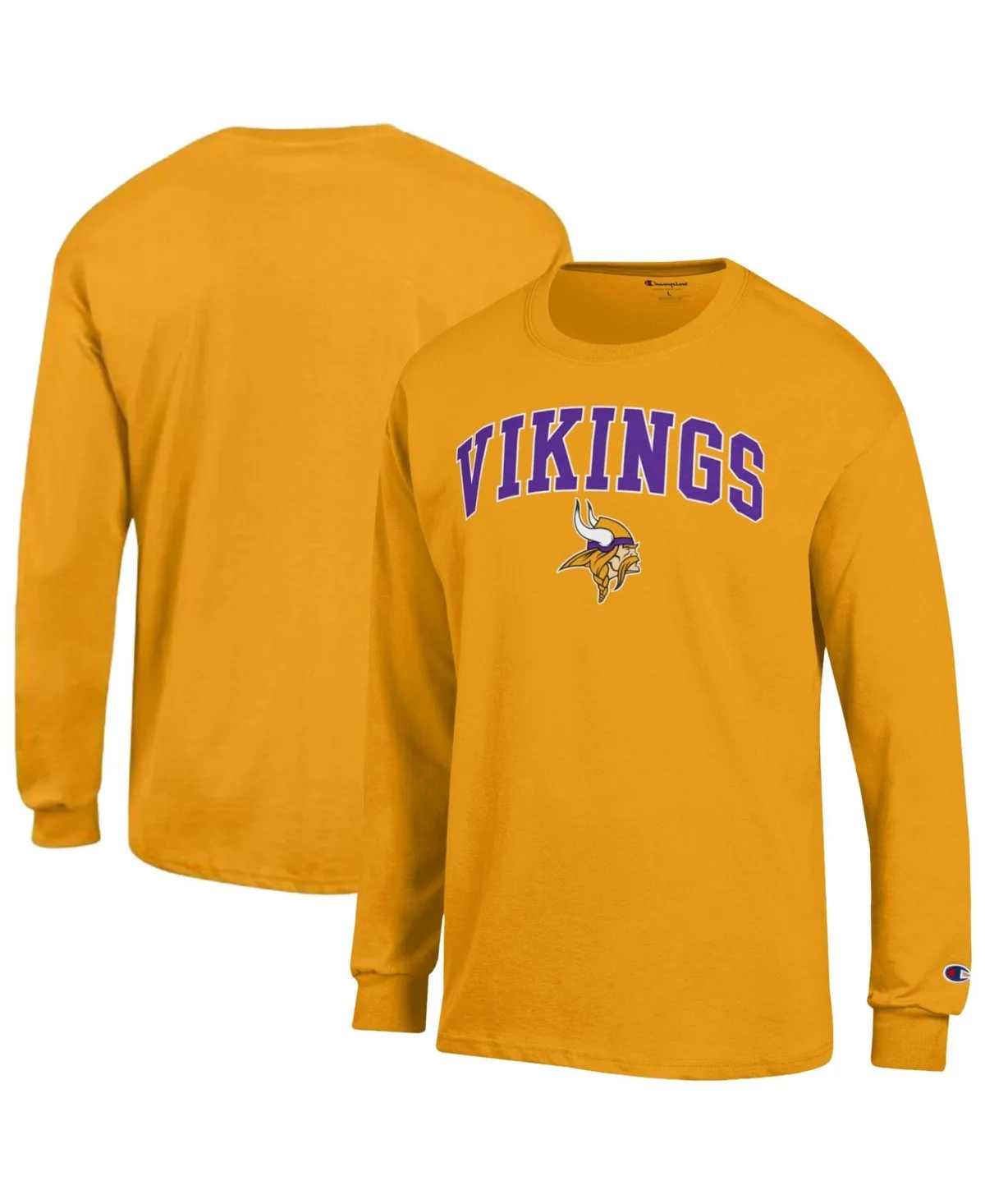 Minnesota Vikings Long-Sleeve Graphic T-Shirt by Champion