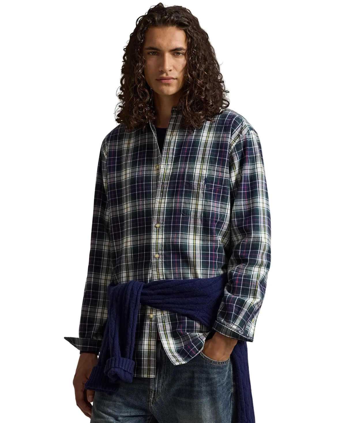 Plaid Classic-Fit Oxford Shirt by Polo Ralph Lauren
