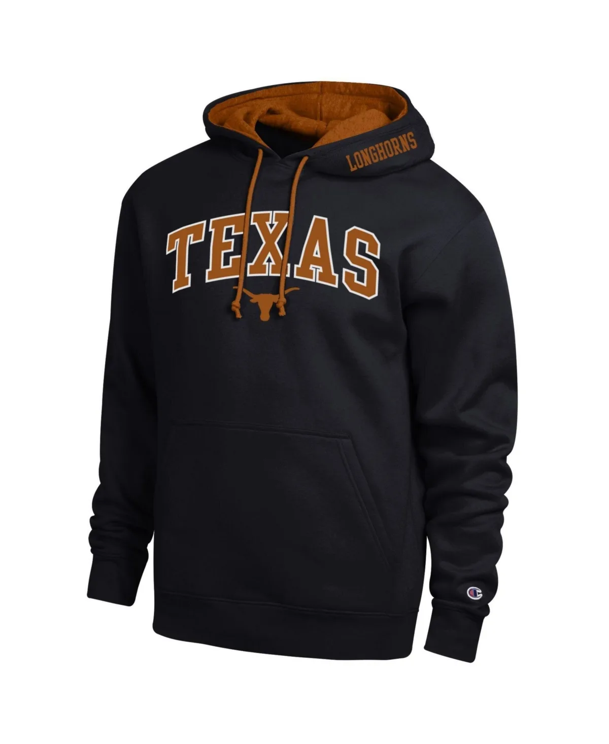 Texas Longhorns Arch Tackle Twill Relaxed-Fit Hoodie by Champion