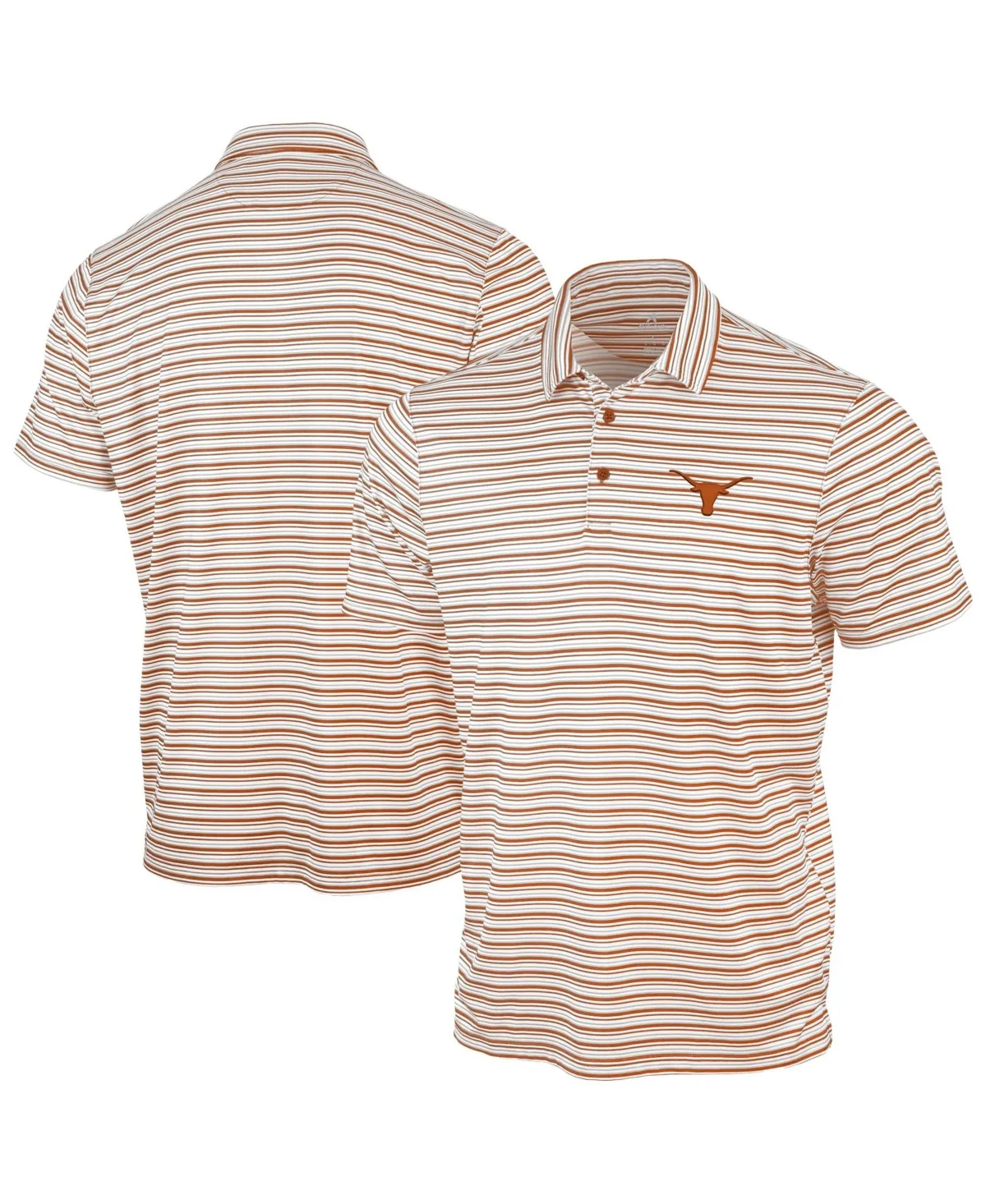 Texas Longhorns Space Stripe Polo Shirt by Antigua