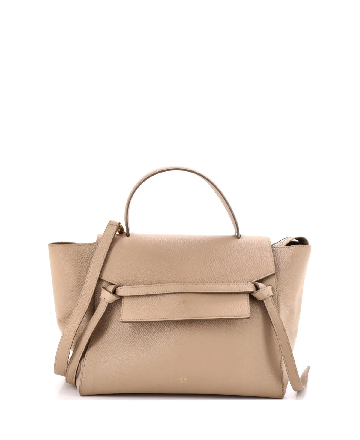 Pre-Owned Celine Mini Belt Bag Textured Leather