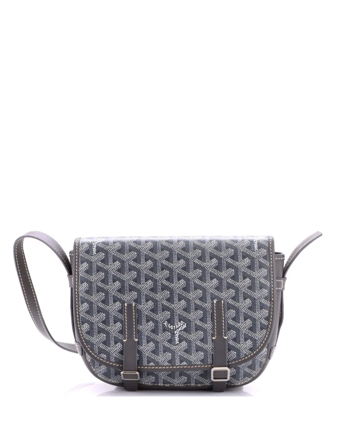 Pre-Owned Goyard Pm Belvedere Messenger Bag Coated Canvas by Pre Owned Goyard