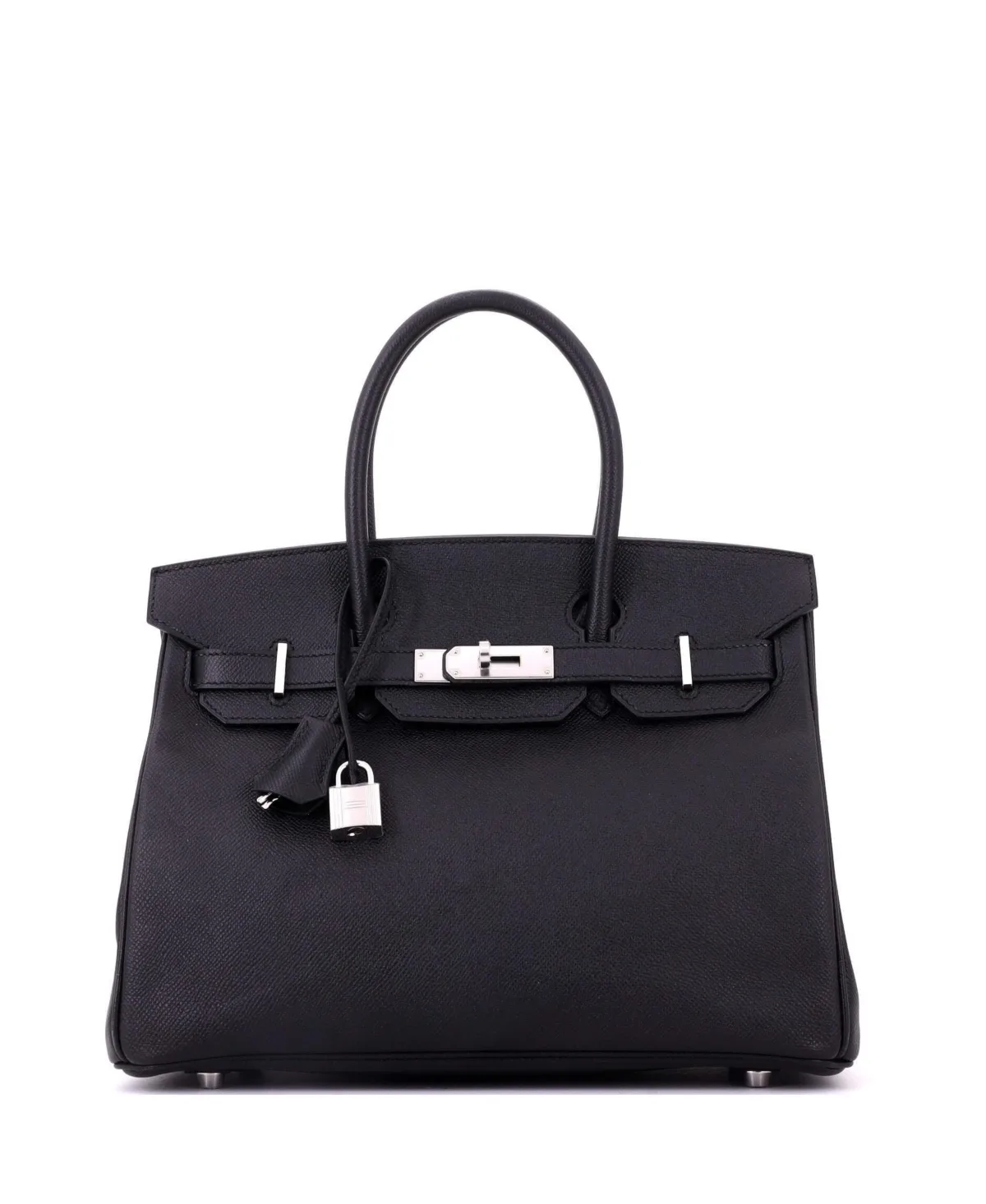 Pre-Owned Hermes Birkin 30 Handbag Epsom with Palladium Hardware