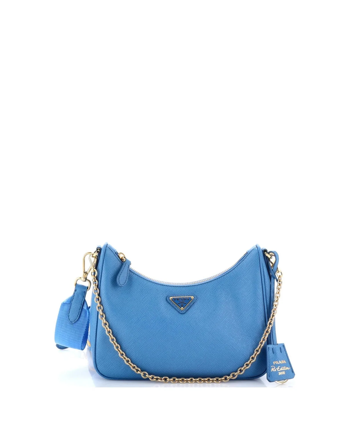 Pre-Owned Prada Small Re-Edition 2005 Shoulder Bag Saffiano Leather by Prada