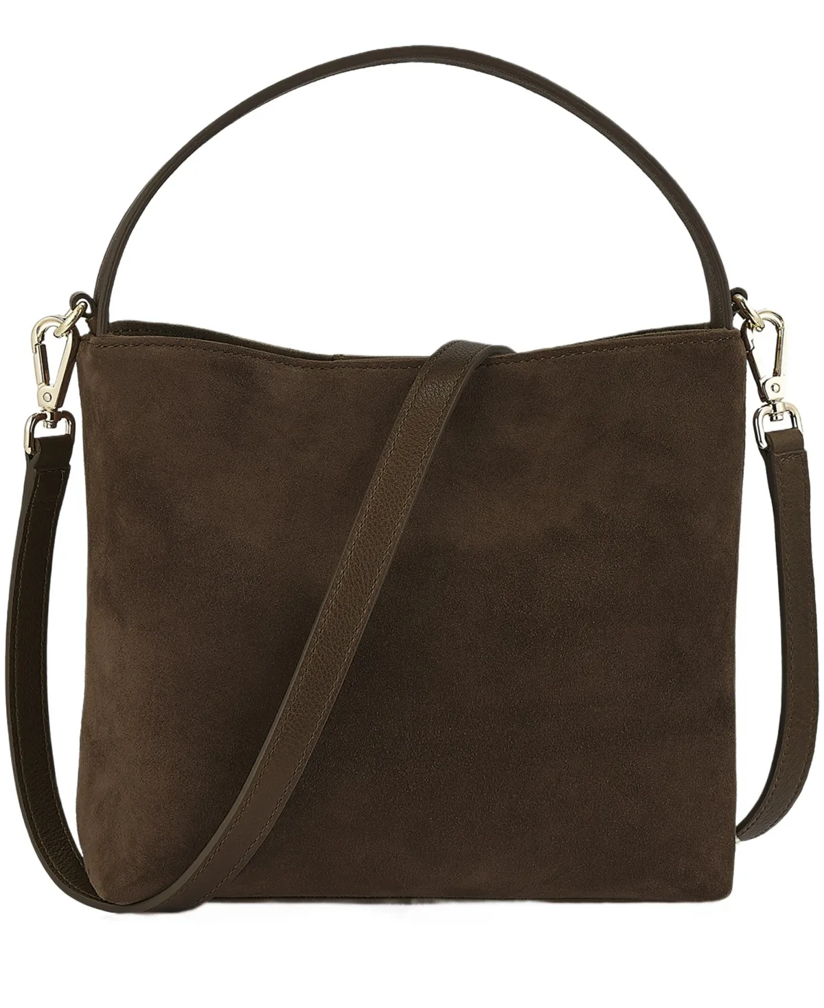 Tate Suede Small Crossbody Shoulder Handbag by Gigi New York
