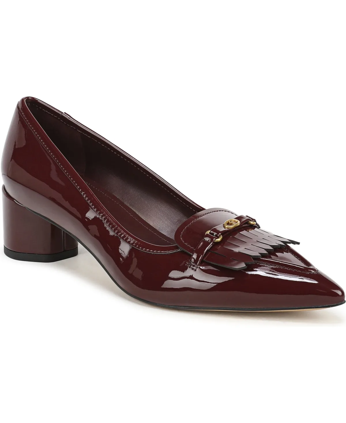 Rossi Pointed Toe Block Heel Pumps by Franco Sarto